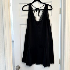 BCBG Max Azaria black lacy dress